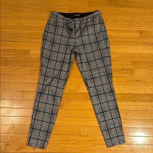 Women’s  Black and White Plaid Pants